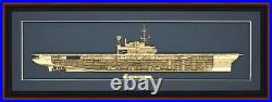 Personalized Midway Class Carrier Cutaway Museum Quality Choice CV 41, 42 or 43