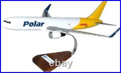 Polar Air Cargo DHL Boeing 767-300F Desk Top Display 1/100 Jet Model SC Airplane Polar Air Cargo DHL Boeing 767-300F Desk Top Display 1/100 Jet Model SC Airplane