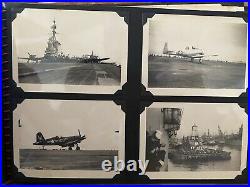 Post WW2 US Navy Naval Aviation Photo album, aircraft carriers, arctic, JATO
