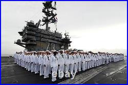 Poster, Many Sizes Sailors Aboard The Aircraft Carrier Uss George Washington C