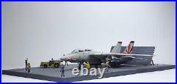 (Pre-Order) Aircraft Carrier Deck diorama /w F-14A & Crews 172 Pro Built Model