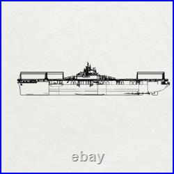 Pre-Sale 1/200 USA Essex-Class Aircraft Carriers Lake Champlain CV-39 Full Hull