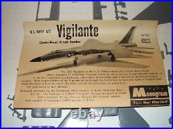 RARE 1959 Monogram A3J VIGILANTE TRIGGER ACTION Rearward Ejecting Bomb