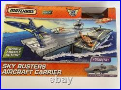 RARE Matchbox Sky Busters Aircraft Carrier Playset NEW