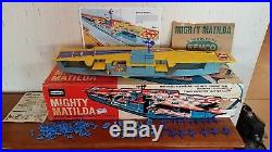 REMCO MIGHTY MATILDA NUCLEAR AIRCRAFT CARRIER COMPLETE With BOX AND WORKING
