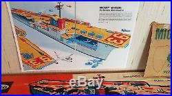 REMCO MIGHTY MATILDA NUCLEAR AIRCRAFT CARRIER COMPLETE With BOX AND WORKING