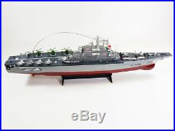 Radio Remote Control Boat Navy War Aircraft Carrier Warship Boat RTR 1275 Scale