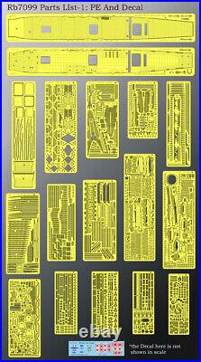 Rainbow Rb7099 1/700 IJN Aircraft Carrier Akagi Upgrade Set for Fujimi