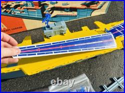 Rare! Remco Battery Operated Mighty Matilda Motorized Aircraft Carrier