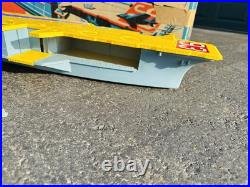 Rare! Remco Battery Operated Mighty Matilda Motorized Aircraft Carrier