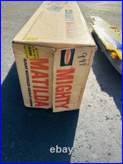Rare! Remco Battery Operated Mighty Matilda Motorized Aircraft Carrier
