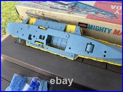 Rare! Remco Battery Operated Mighty Matilda Motorized Aircraft Carrier