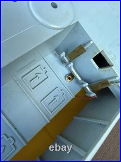 Rare! Remco Battery Operated Mighty Matilda Motorized Aircraft Carrier