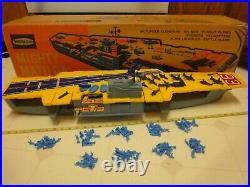 Rare! Remco Battery Operated Mighty Matilda, Motorized Aircraft Carrier. Works