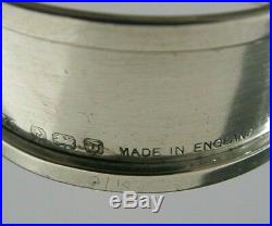Rare Silver Royal Navy Pilot Napkin Ring Wwii Aircraft Carriers 1933 Military