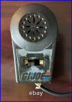 Rare Vintage 1985 G. I. Joe USS Flagg Aircraft Carrier Microphone with Metal Case