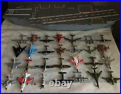 Redbox USS Enterprise Aircraft Carrier 65 with 28 Airplanes Diecast Plastic