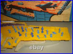 Remco Vintage 1960s Mighty Matilda Aircraft Carrier Works W Box figures Marx Era