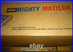 Remco Vintage 1960s Mighty Matilda Aircraft Carrier Works W Box figures Marx Era