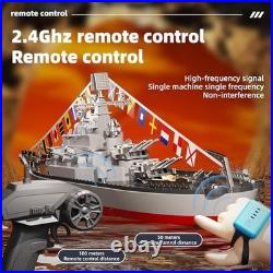 Remote Control Warship Aircraft Carrier Battleship with 2 Batteries & Controller