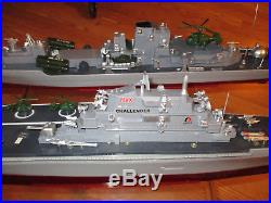 Remote Control model aircraft carrier ht-2878a & destroyer ht-2879a TWO Ships 2