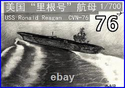 Resin model G-142 USS 1/700 Rona I d Reagan CVN-76 Aircraft Carrier 3D printed