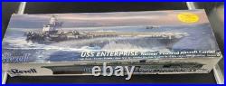 Revell 0383 USS Enterprise 65 Nuclear Powered Aircraft Carrier 1/400 AS-IS READ