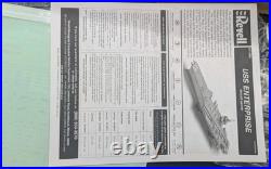 Revell 0383 USS Enterprise 65 Nuclear Powered Aircraft Carrier 1/400 AS-IS READ