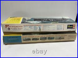 Revell Picture Fleet U. S. S. Ranger 1500 Model Kits x2 Incomplete Parts