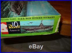 Revell U. S. S Bon Homme Rhichard Aircraft Carrier Picture Fleet Issue 1/538 Scale