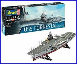 Revell US Navy Aircraft Carrier USS FORRESTAL Plastic Model kit 1/542 scale