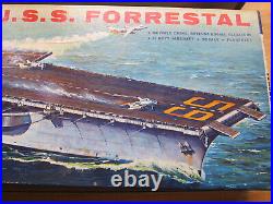 Revell USS Forrestal Aircraft Carrier Model Kit Unassembled in original box