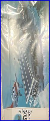 Revell USS Lexington Aircraft Carrier Model Kit 20 Unassembled H-444 with Stand