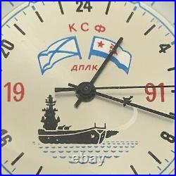 Russian Soviet 24-hours watch Raketa Aircraft Carrier Admiral Kuznetsov