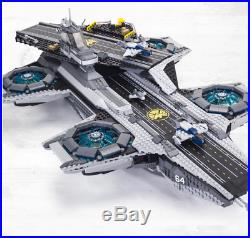 SHIELD HELICARRIER 2996pcs Marvel Aircraft Carrier Ship Pls msg for color box