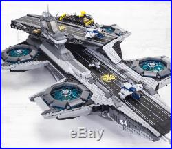 SHIELD HELICARRIER 2996pcs Marvel Aircraft Carrier Ship Pls msg for color box