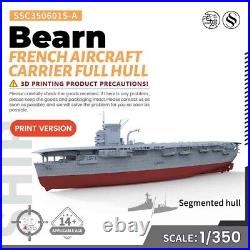 SSC350601S-A 1/350 Military Model Kit French Bearn Aircraft Carrier Full Hull