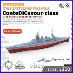 SSMODEL 1/350 Military Model Kit Italy ConteDiCavour-class Battleship FULL HULL SSMODEL 1/350 Military Model Kit Italy ConteDiCavour-class Battleship FULL HULL