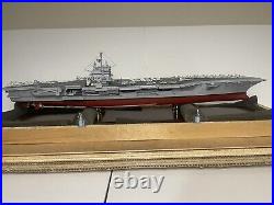 Scale Model USS Enterprise CVN-65 Aircraft Carrier Museum Very Detail 32 long