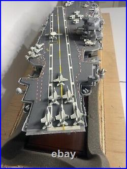 Scale Model USS Enterprise CVN-65 Aircraft Carrier Museum Very Detail 32 long