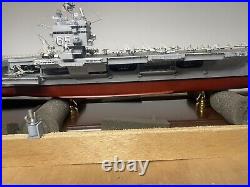 Scale Model USS Enterprise CVN-65 Aircraft Carrier Museum Very Detail 32 long