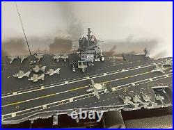 Scale Model USS Enterprise CVN-65 Aircraft Carrier Museum Very Detail 32 long