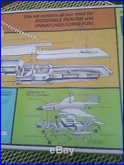 Schaper U-Fly-It Aircraft Carrier Play Set USS Enterprise. Not complete