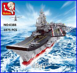 Sluban B0388 Chinese LiaoNing Aircraft Carrier Building Block Toy Fit with LEGO
