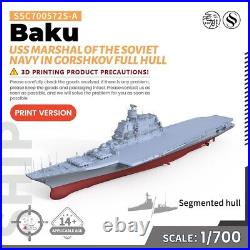 Soviet Russia USSR Navy BaKu Aircraft Carrier Full Hull