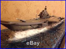 Soviet/Russian Admiral Kuznetsov aircraft carrier with diorama
