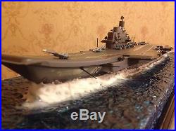 Soviet/Russian Admiral Kuznetsov aircraft carrier with diorama 1700