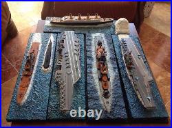 Soviet/Russian Admiral Kuznetsov aircraft carrier with diorama 1700