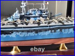 THE DANBURY MINT USS HORNET CV-8 USN AIRCRAFT CARRIER WWII 1500 Scale
