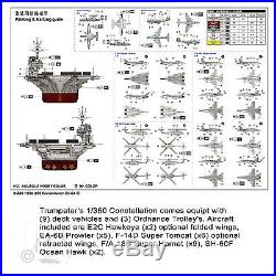 Trumpeter 1/350 Uss Constellation Cv-64 Aircraft Carrier Kit